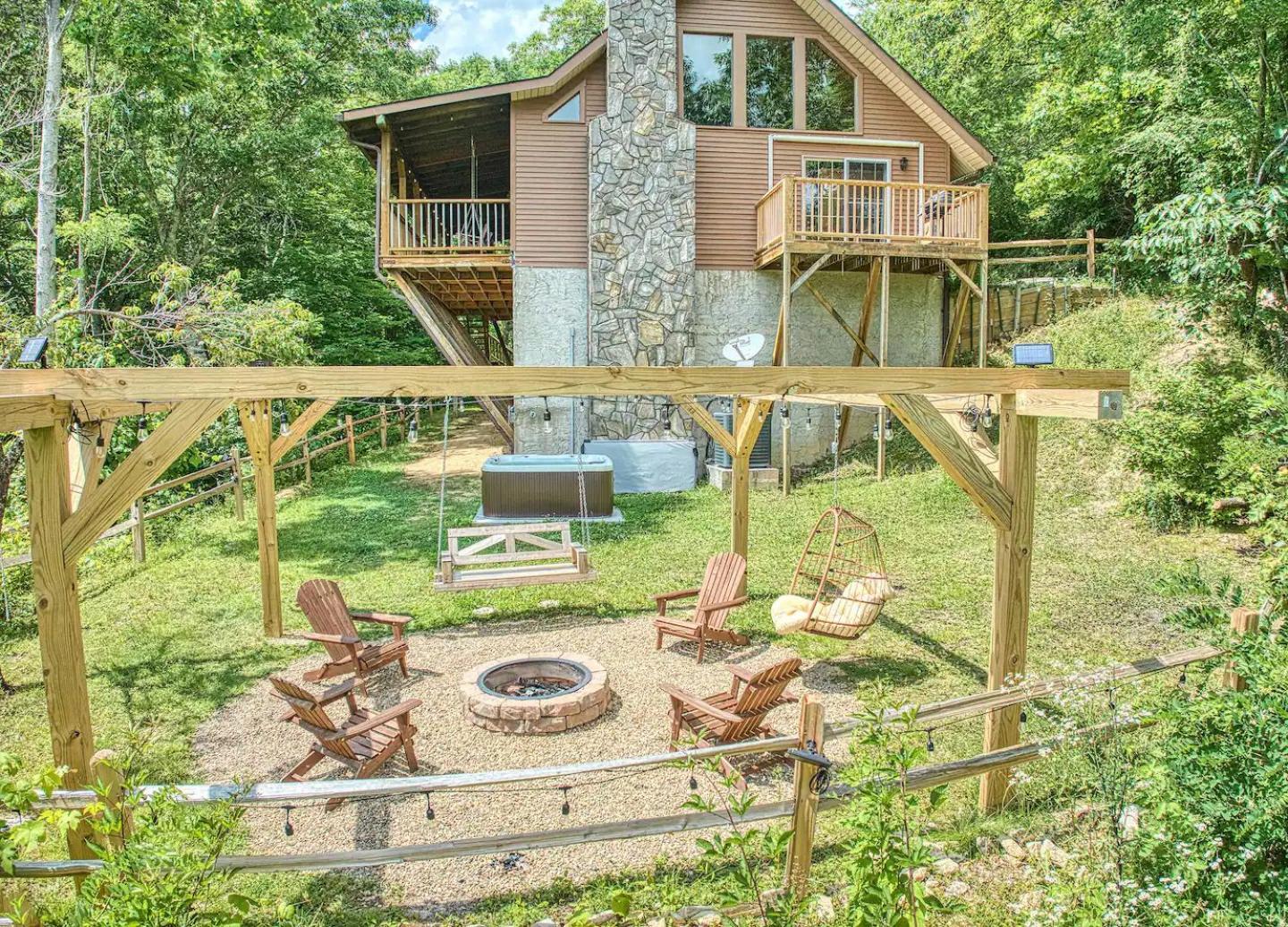 Maggie Valley Cabin With Beautiful Mountain Views, Hottub, Pet Friendly, Gameroom, Fireplace Exteriör bild