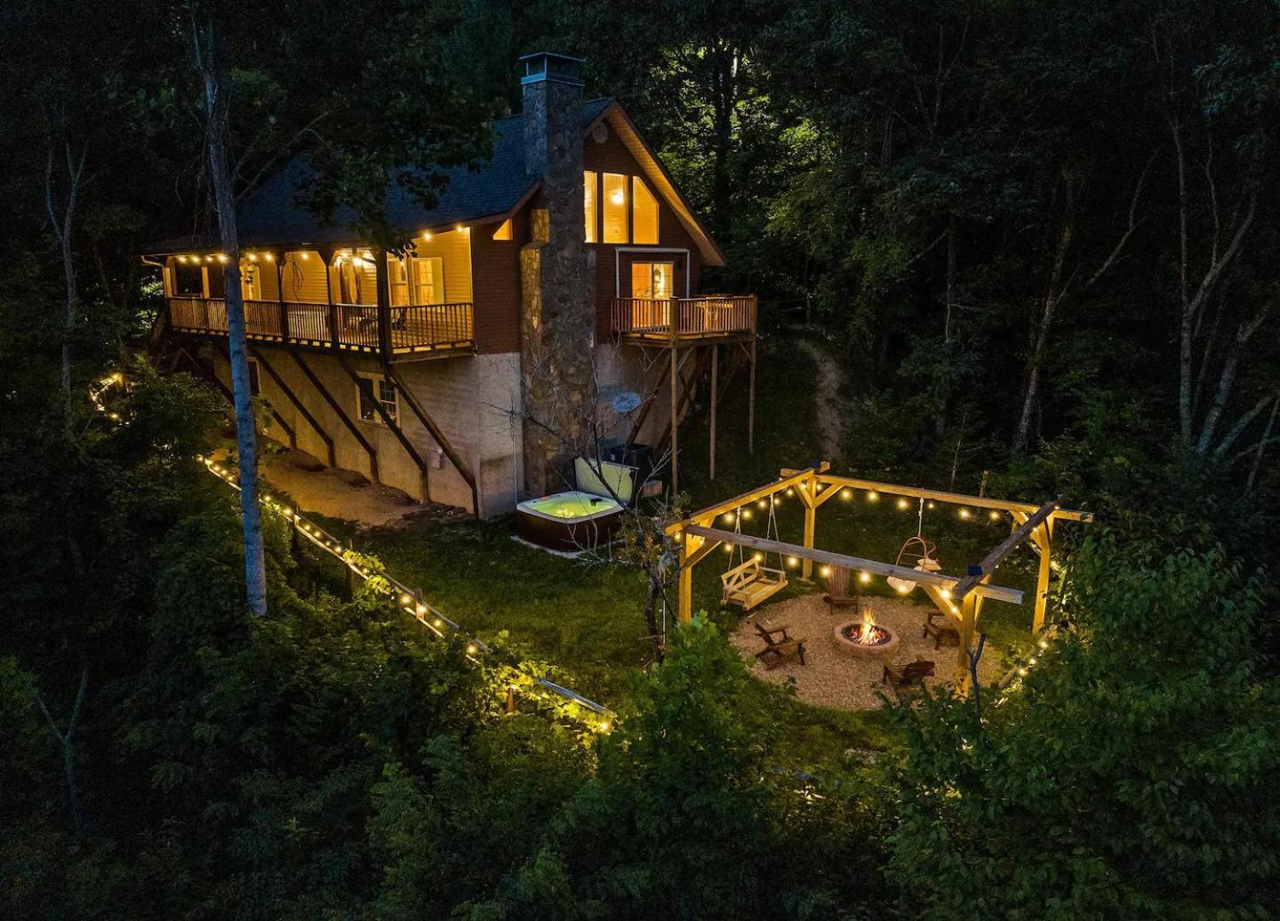 Maggie Valley Cabin With Beautiful Mountain Views, Hottub, Pet Friendly, Gameroom, Fireplace Exteriör bild