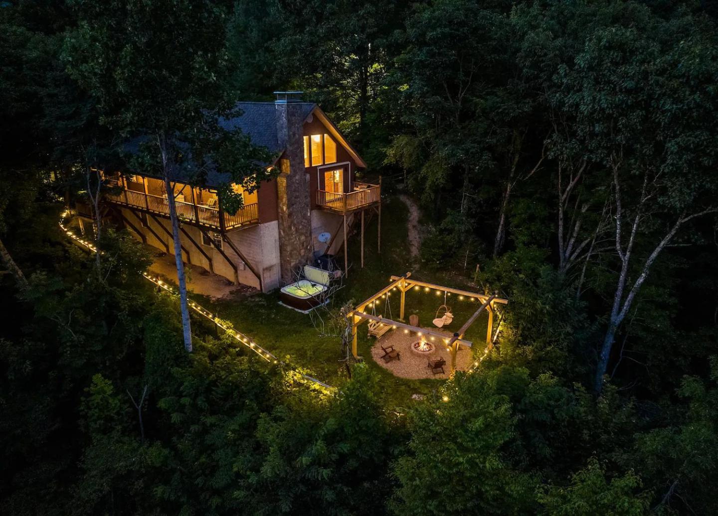 Maggie Valley Cabin With Beautiful Mountain Views, Hottub, Pet Friendly, Gameroom, Fireplace Exteriör bild